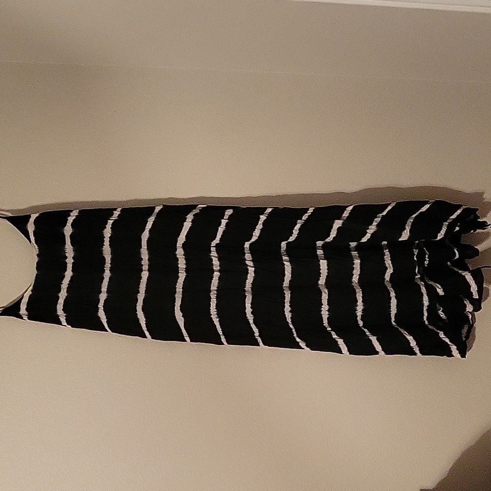 Long black and summer dress